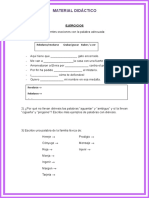 Ejercicios Conjugación de Verbos, Familias Léxicas, Construcción de Poemas y Otros