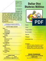 Daftar Diet Diabetes Mellitus