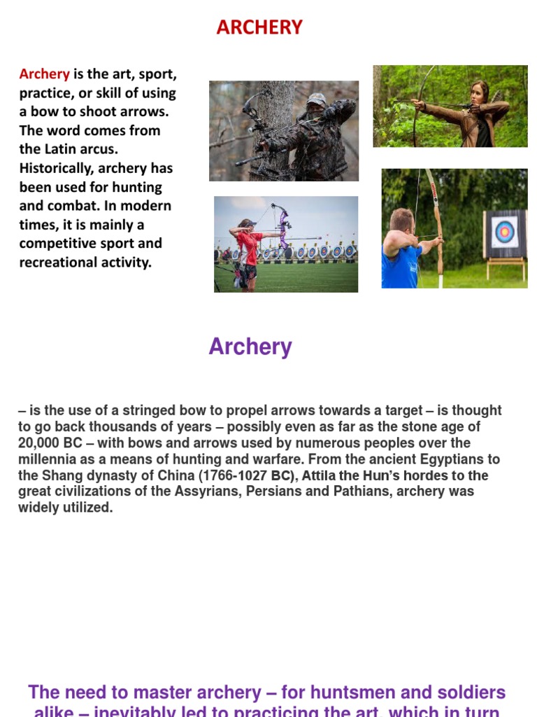 Archery Training. | PDF | Archery | Arrow