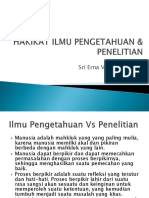 Hakikat Ilmu Pengetahuan