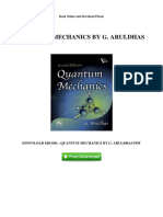 Quantum Mechanics by G Aruldhas PDF