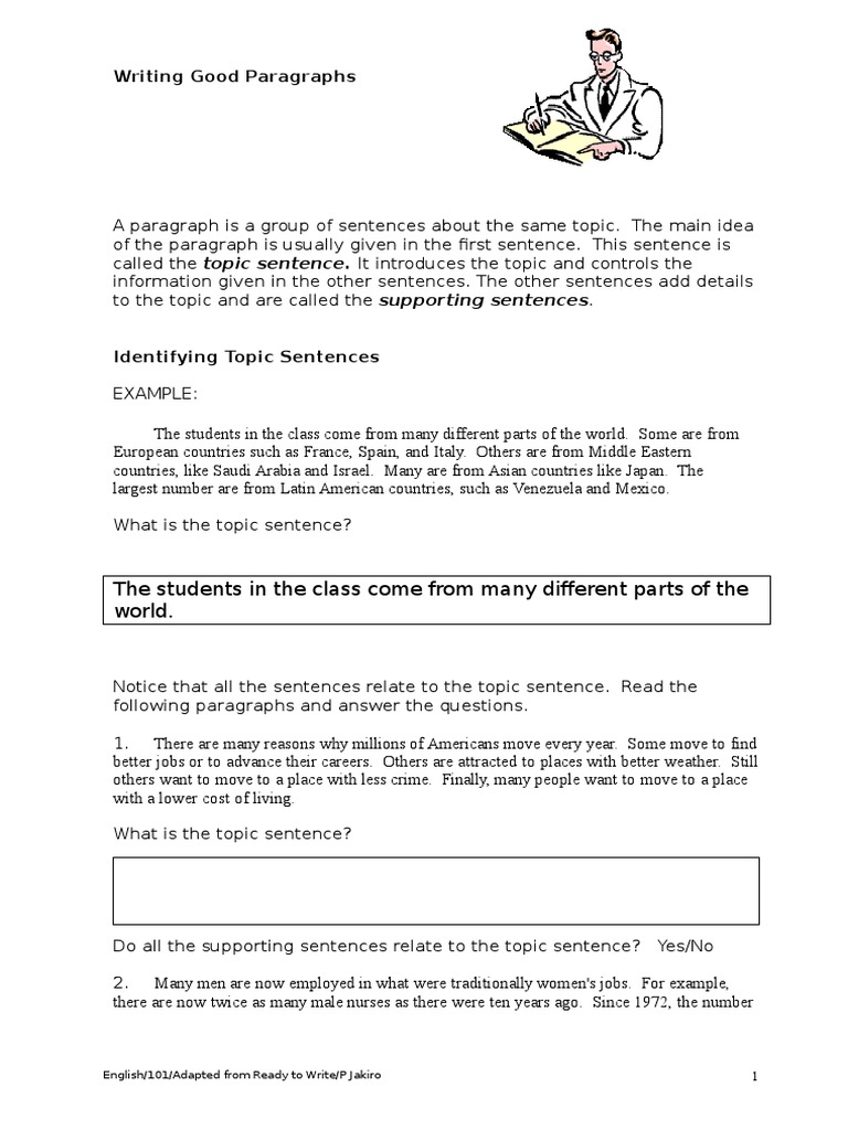 How to Write Effective Paragraphs | PDF | Paragraph | Money
