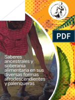 Saberes Ancestrales y Soberanía Alimentaria en Sus Diversas Formas Afrodescendientes y Palenqueras