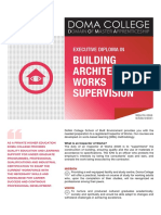 Building Architectural Work Supervision