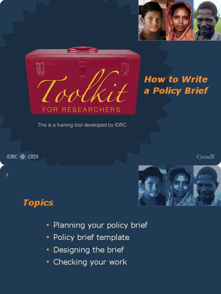 Policy Brief Writing Guide | PDF | Elephant | Communication