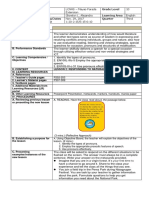 4grades 1 To 12 Dailylesson Plan School Grade Level Teacher Learning Area English Teaching Dates and Time Quarter