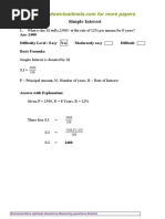 Annuity Problems and Solutions Guide | PDF | Interest | Present Value