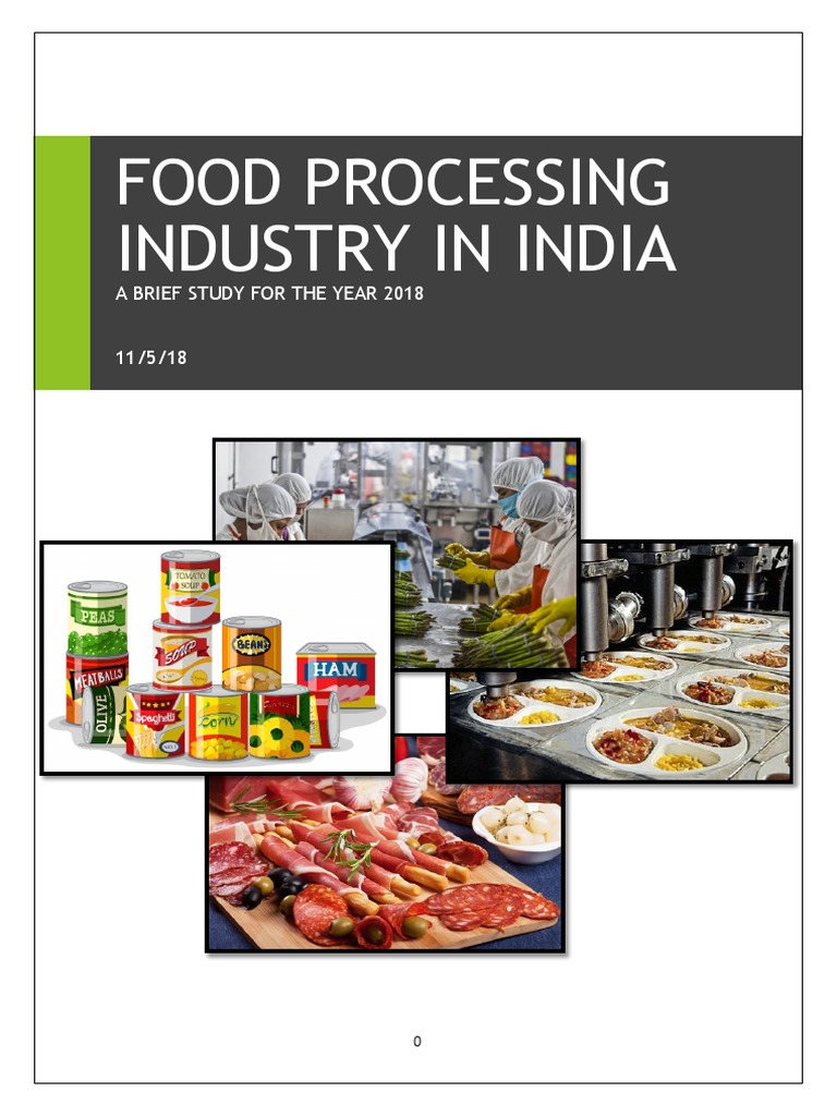 Food Processing Industry In India Pdf Competition Foods