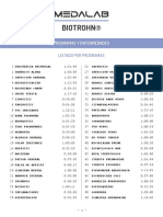 Programas y Enfermedades. BIOTROHN Web