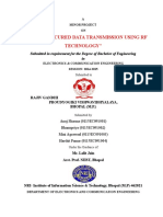 Wireless Secured Data Transmission Using RF Technology