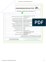 Payment Acknowledgment Receipt (PAR)