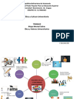 Mapa Mental de Etica y Valores Universitarios