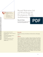 Beyond Motivation Job and Work Design For Development Health