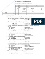 Competencies Easy Average Difficult: C. Indirect Object