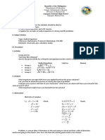 Lesson Plan Radical Equations