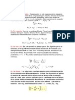 Resumen de ecuaciones para mezclas binarias y multicomponentes