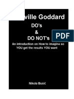 Neville-Goddard DOs - DO NOTs