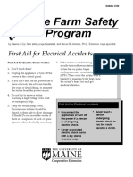 Maine Farm Safety Program: First Aid For Electrical Accidents