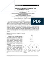 Study of Catalytic Cyclisation of (+) - Citronellal With ZN