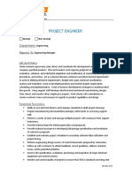 Project Engineer: Department: Reports To
