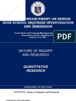 Comparison of Quantitative and Qualitative