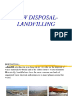 Msw Disposal- Landfilling