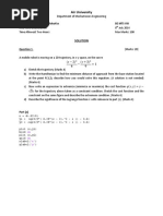 Air University: MT460 Path Planning in Robotics Be Mts Viii