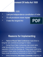 Government of India Act 1935: Last Pre-Independence Constitution