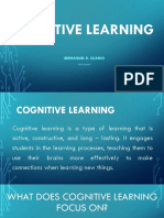 Cognitive Learning: Emmanuel R. Cuario