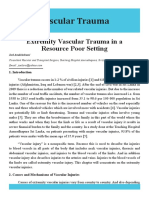 Extremity Vascular Trauma in A Resource Poor Setting