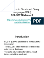 SQL SELECT statement fundamentals