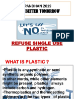 Refuse Single Use Plastic