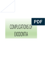 Complications of Exodontia