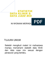 Materi 7 Statistik Data Klinik & Case Mix