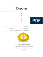 Makalah Peralatan Diagnostik Doppler