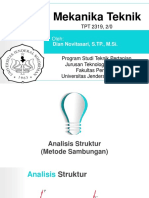 Analisis Struktur (Metode Sambungan) - 1