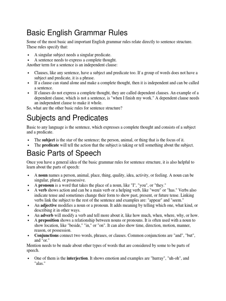 ENGLISH GRAMMAR RULES FOR BEGINNERS PDF visual data 8