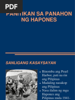 Panitikan Sa Panahon NG Hapones