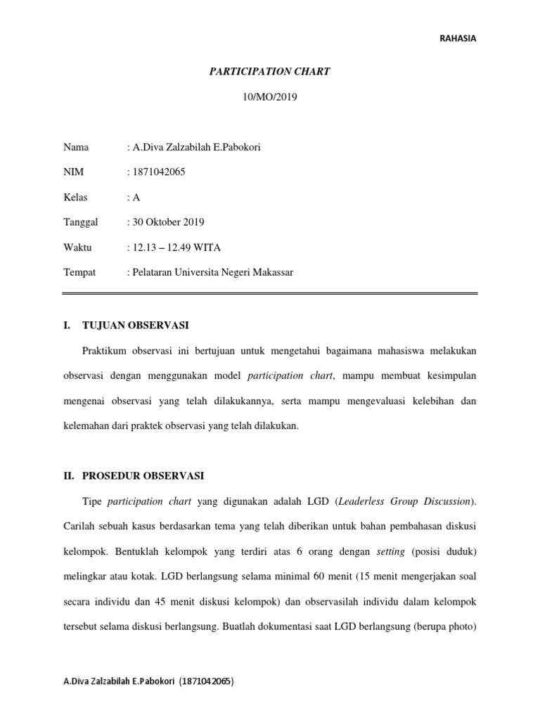 Participation Charts | PDF
