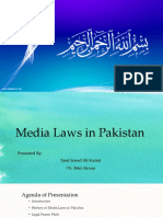 Media Laws in Pakistan