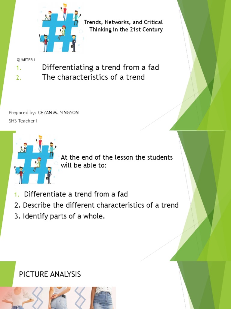 Trends vs. Fads: A Student Guide | PDF