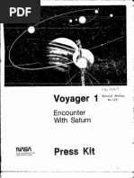 Voyager 1 Encounter With Saturn Press Kit