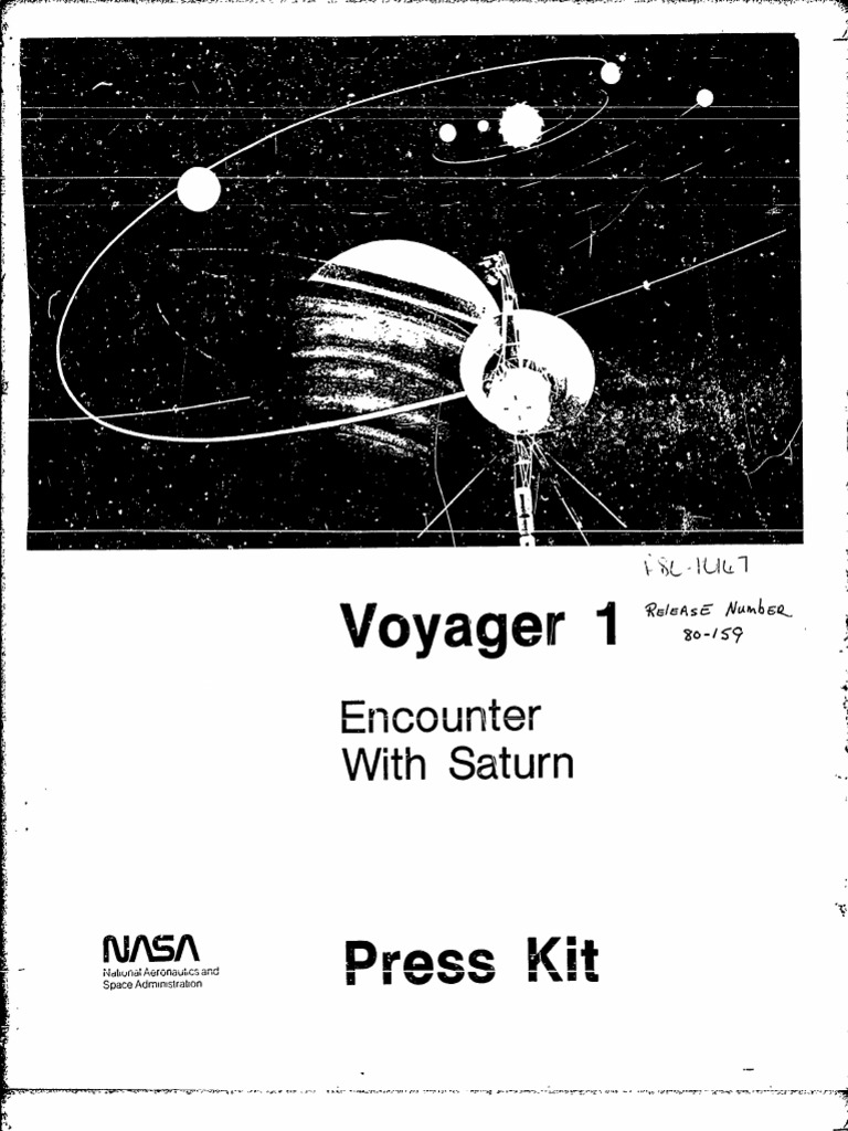 Voyager 1 Encounter With Saturn Press Kit | PDF | Saturn | Jupiter