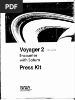 Voyager 2 Encounter With Saturn Press Kit