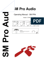 SM Pro Audio: Operating Manual - SM PR4