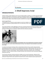 Fixed Immersion Shell Improves Axial Measurement