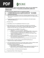 PCNC Accreditation Application Guide | PDF | Nonprofit Organization | Audit