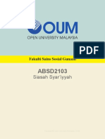 ABSD2103 Siasah Shariyyah