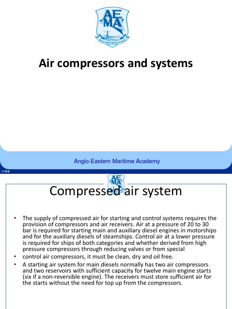 Air Compressors and Systems | PDF | Cylinder (Engine) | Diesel Engine