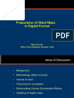 Preparation of Ward Maps in Digital Format Map Division Presentation India